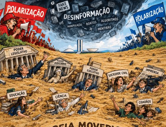 A Areia Movediça da República: A Polarização Política no Brasil e o Esgotamento Institucional