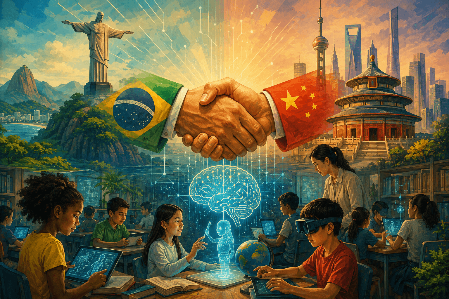 Brasil e China fazem parceria na educação