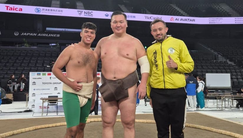 Estudante da zona leste representa o Brasil em campeonato internacional de sumô - Secretaria Municipal de Educação