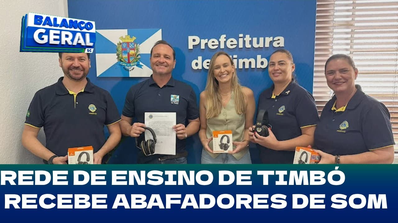 Alunos autistas: rede de ensino de Timbó recebe abafadores de som