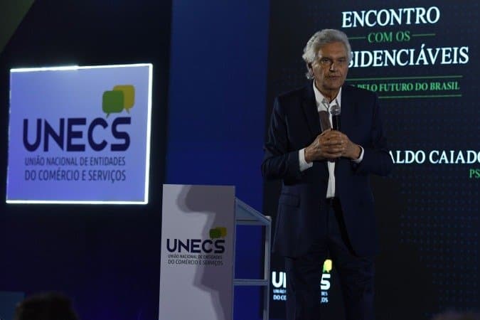 Caiado cita 'clima de guerra' no Brasil em discussão sobre segurança pública