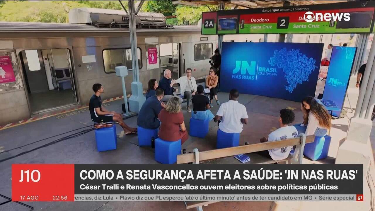 'JN nas Ruas - Brasil que Ensina': desafios da saúde e da segurança