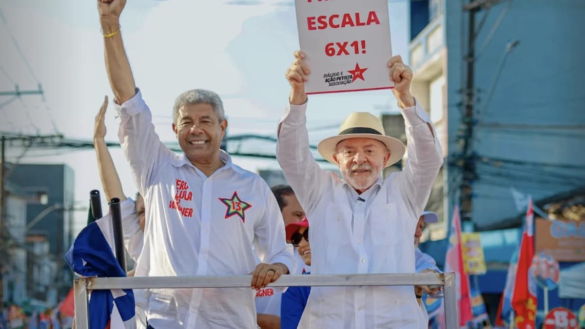 Na Bahia, Lula cita plano de governo e foca em defesa e política externa