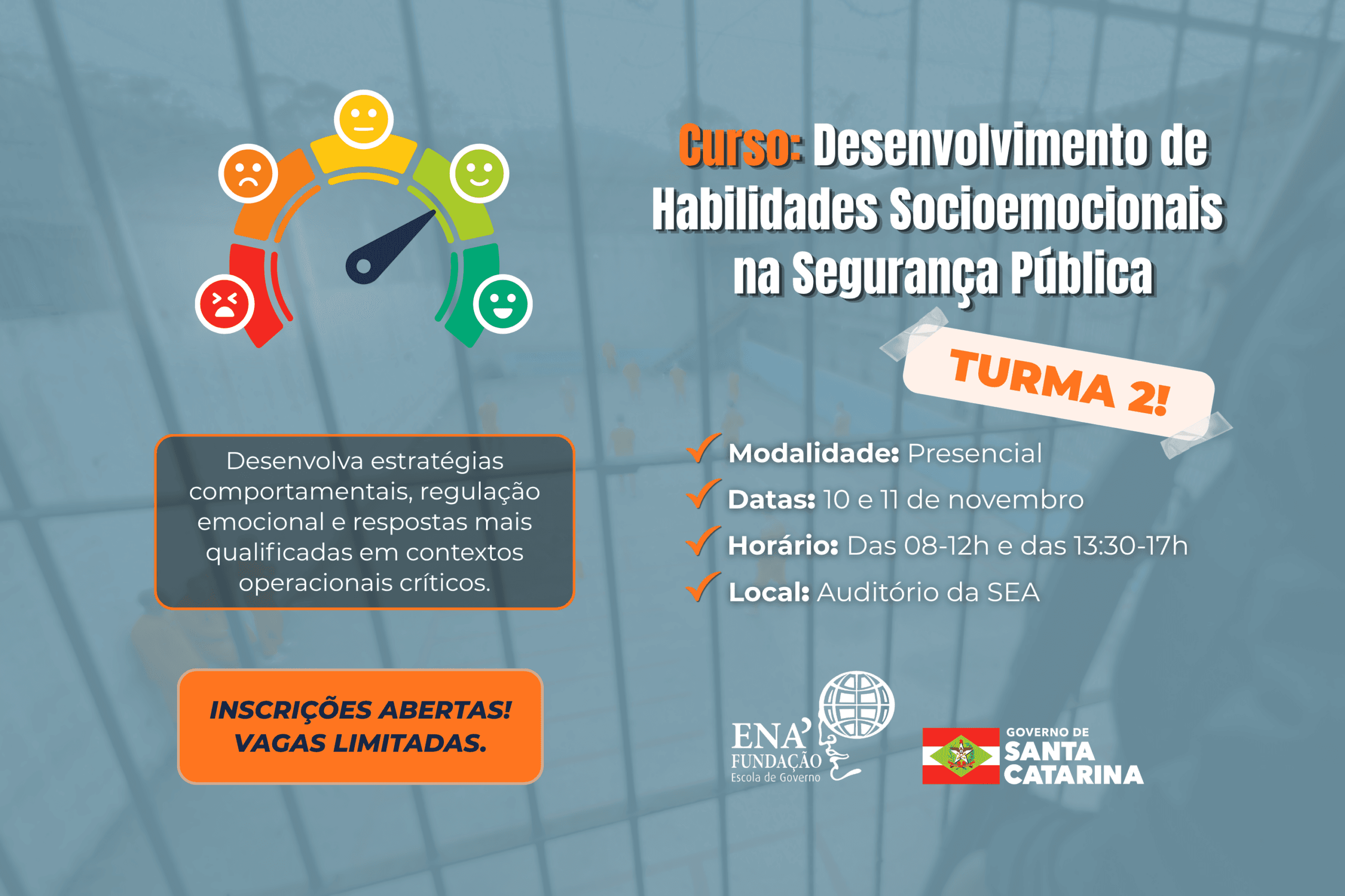 ENA abre inscrições para curso de habilidades socioemocionais focado em segurança pública