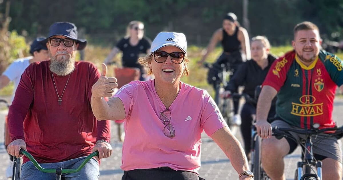 Pedala Cidade: Guabiruba une saúde, esporte e sustentabilidade em passeio ciclístico