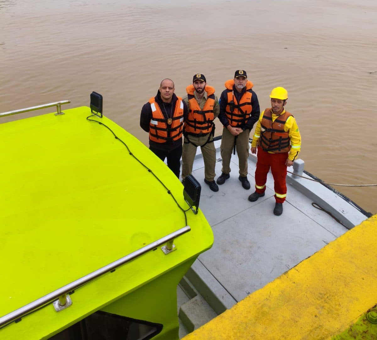 Rio Itajaí-Açu é monitorado em ação integrada de segurança e Defesa Civil