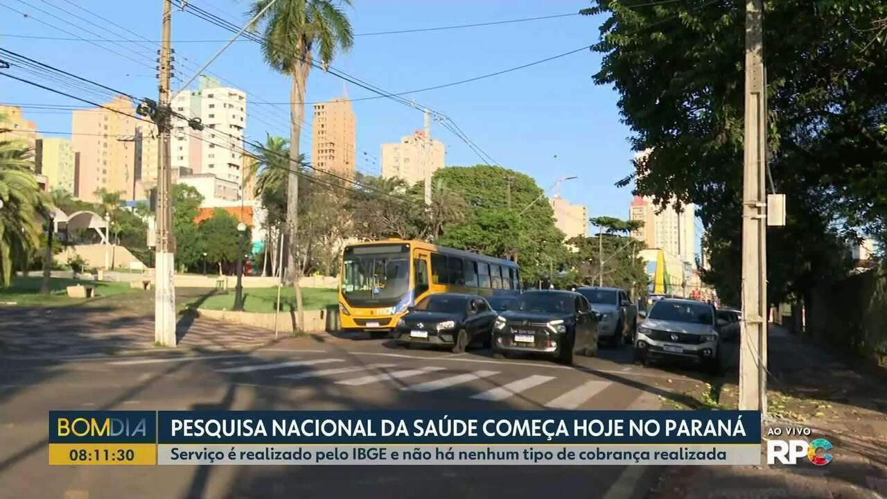 IBGE inicia Pesquisa Nacional da Saúde em Londrina