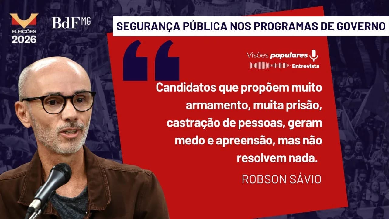 Segurança pública nos programas dos candidatos ao governo de Minas Gerais