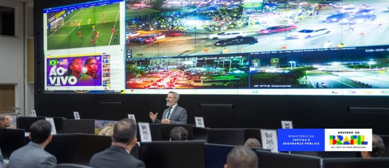 MJSP Testa Integração Tecnológica e Operacional em Evento Esportivo em Brasília
