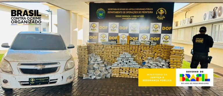 Brasil Contra o Crime Organizado: Em 30 dias, apreensão de 82,5 toneladas de drogas e R$ 1,6 bilhão em prejuízo a facções