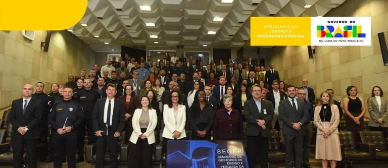 Seminário nacional debate atualização da formação em segurança pública no Brasil