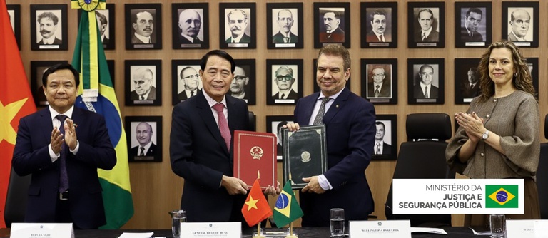 Brasil e Vietnã firmam acordos de cooperação jurídica para extradição e transferência de presos