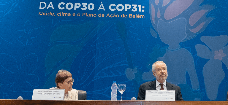 Brasil fortalece agenda global de saúde e clima em diálogo diplomático no Itamaraty — Ministério da Saúde